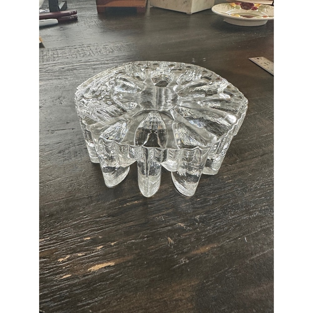 Georg Schütte Bel Mondo Glass Trivet Candle Holder Teapot Warmer W Germany MCM